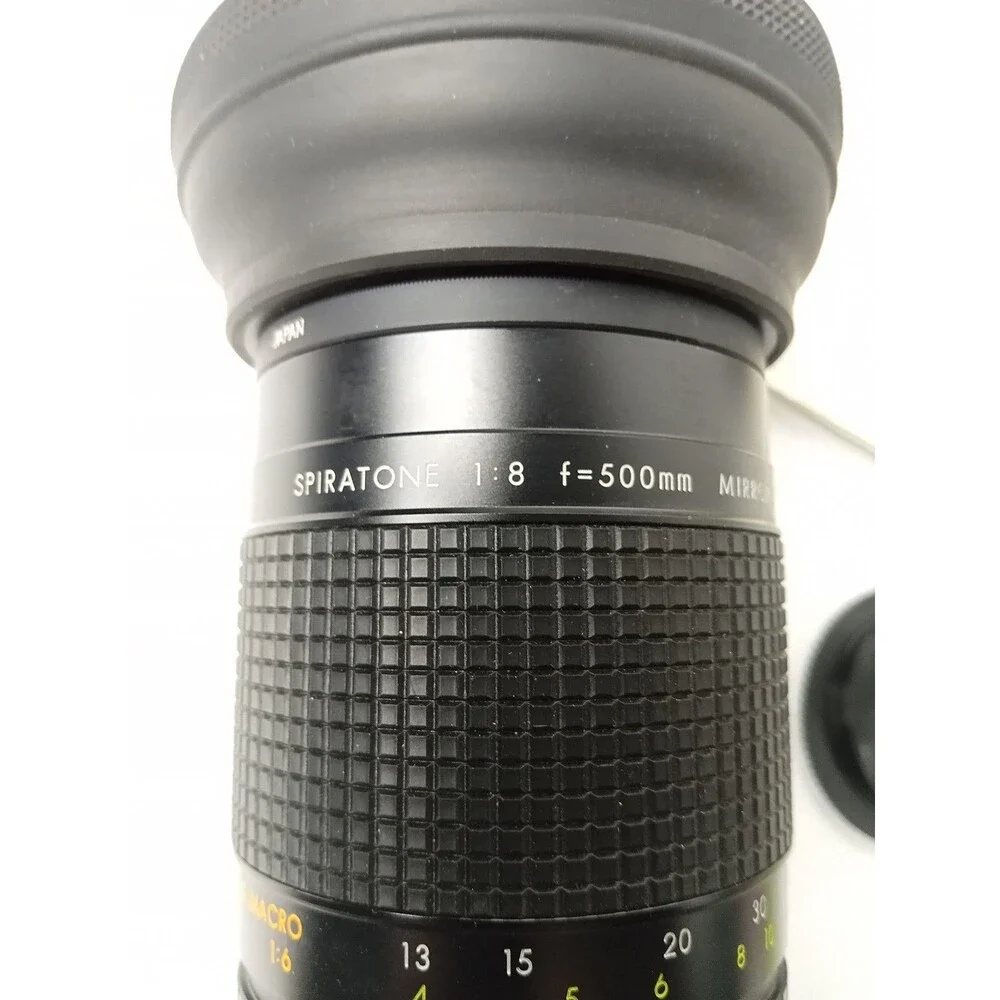 Vintage Upsilon 300mm f/4 Prime Telephoto Lens Set with Box Caps Manual Japan